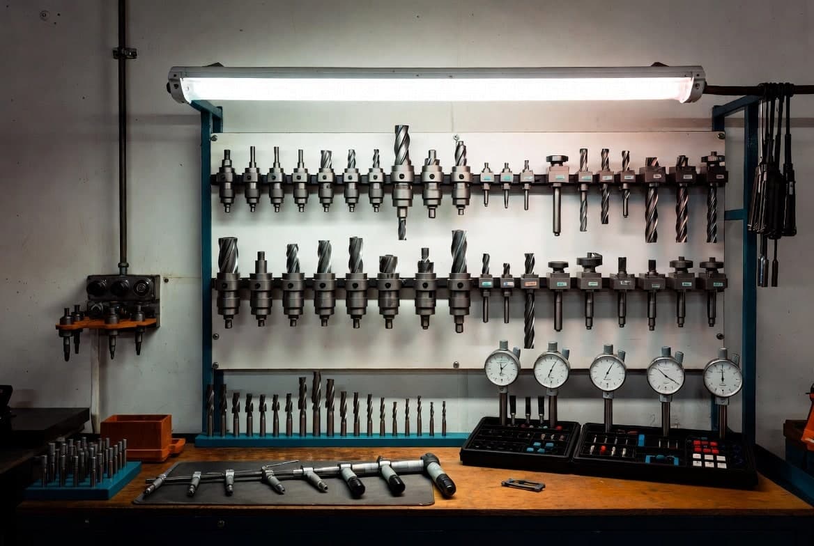 Workshop tooling package — 60 tool holders + measuring suite — photo 1